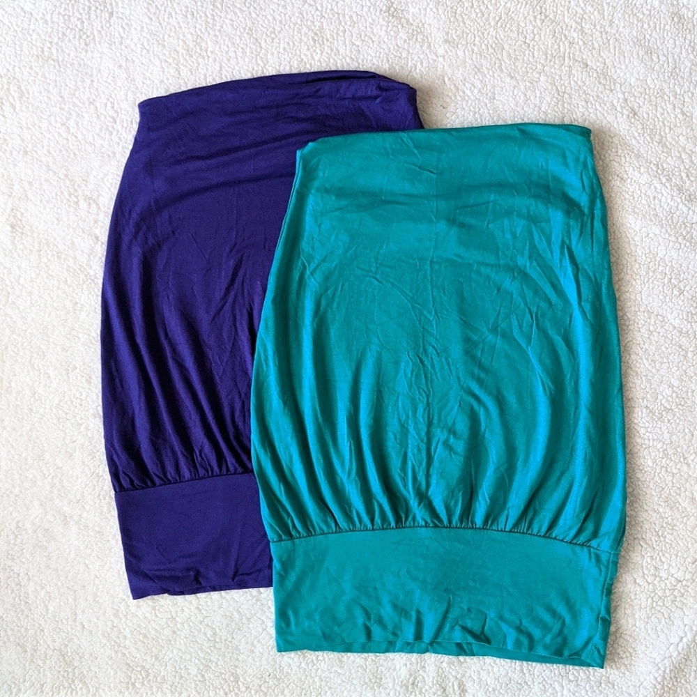 Bundle of 2 Fighting Eel Puffy Tube Tops
